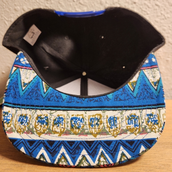 Patterned Crown Snapback Hat Blank - Picture 2 of 4